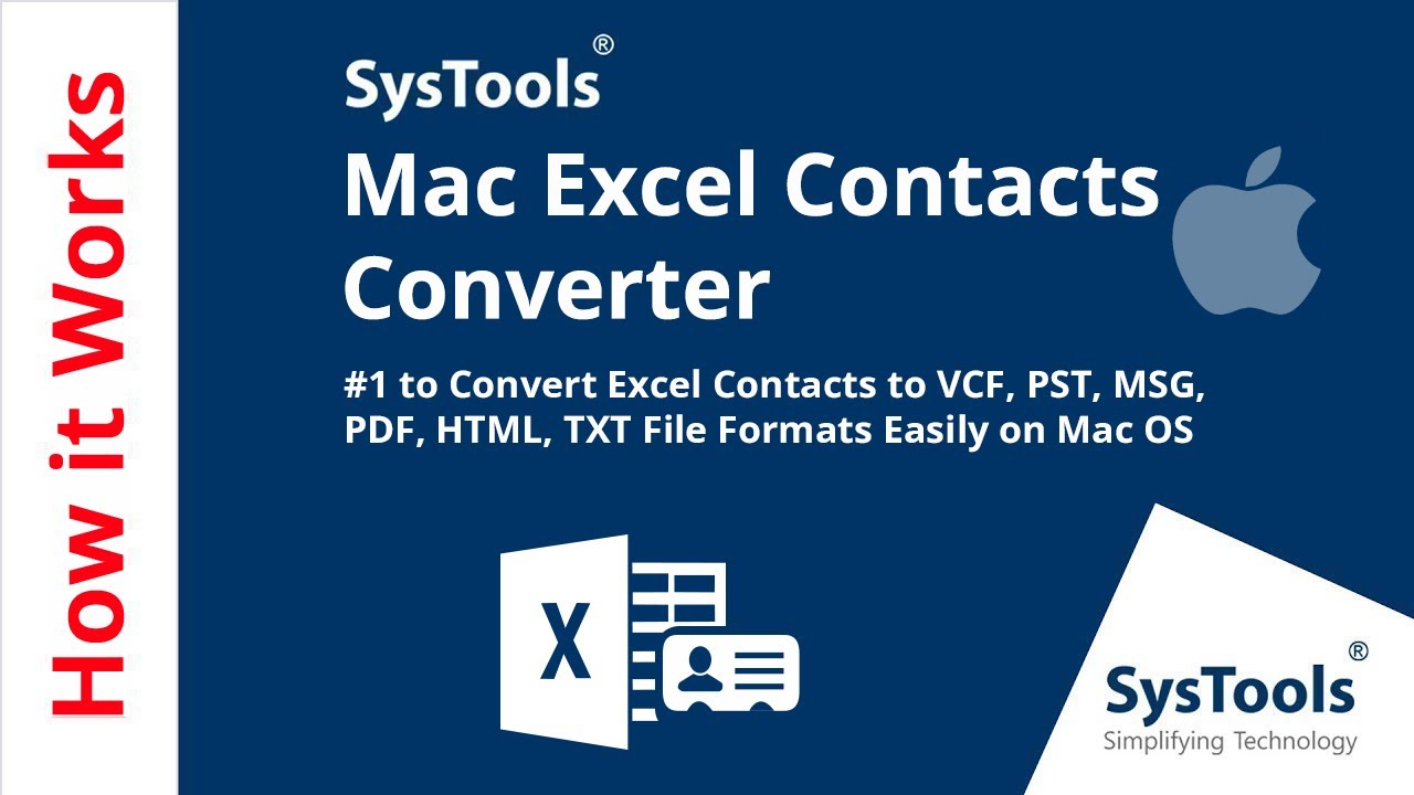 SysTools Excel Contacts Converter v4.0 多种文件格式转换工具