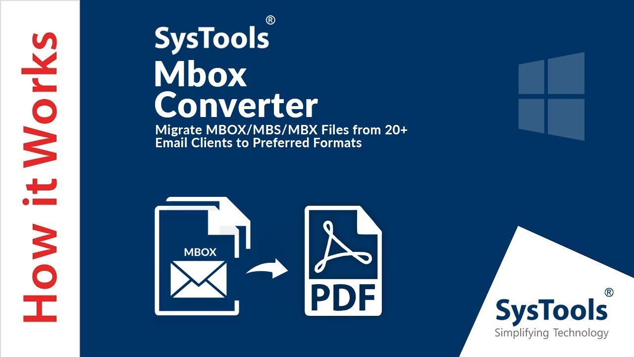 SysTools MBOX Converter v7.1 MBOX邮件文件转换器