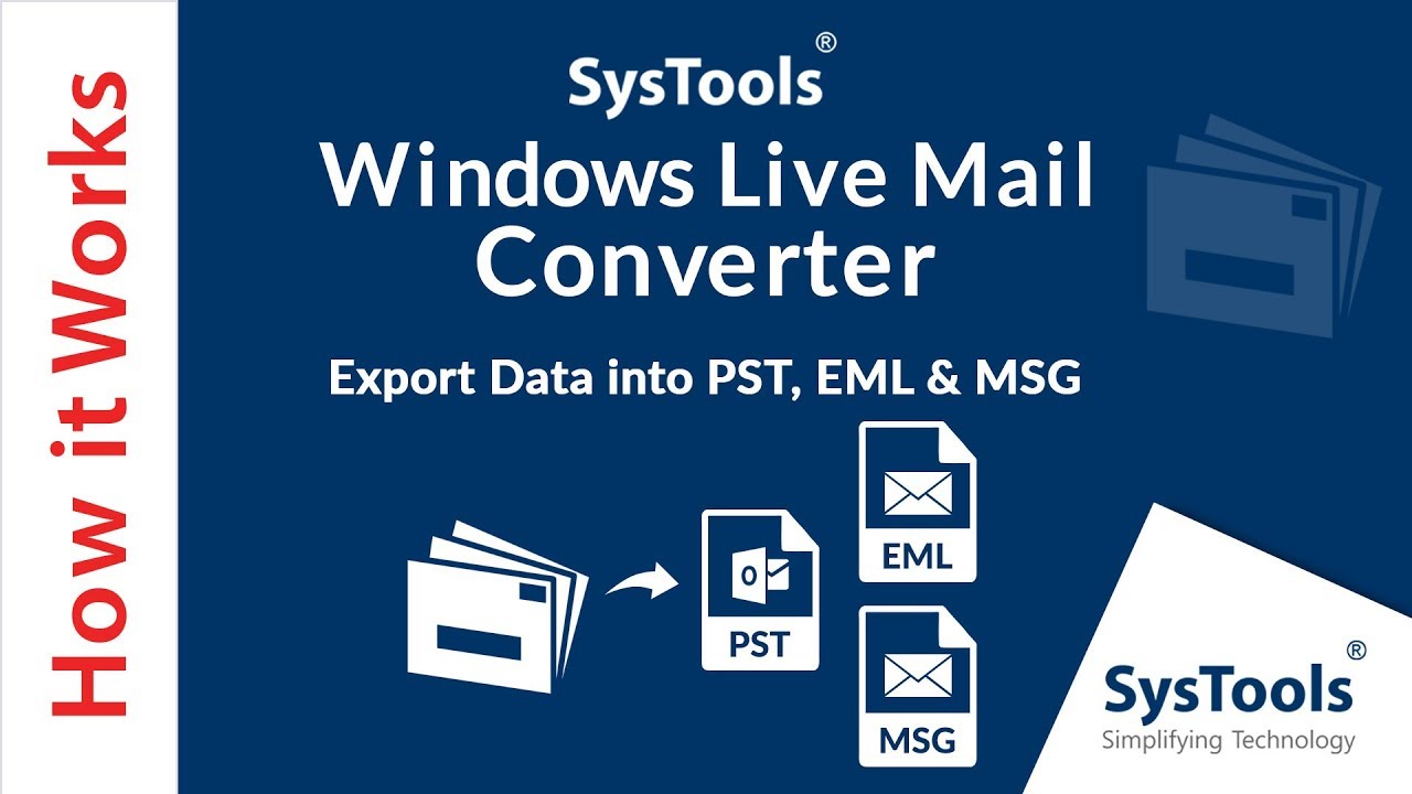 SysTools Windows Live Mail Converter v7.0 邮件数据转换工具