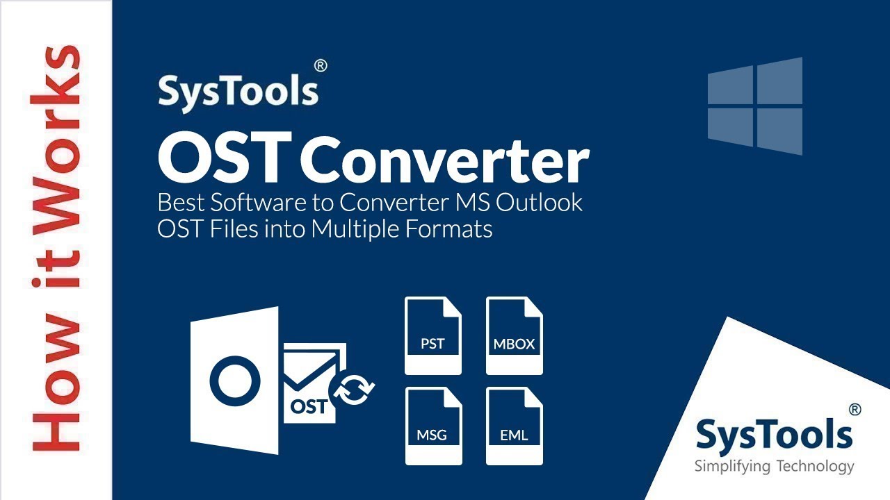 SysTools OST Converter v9.1 OST转换为多种邮件格式工具