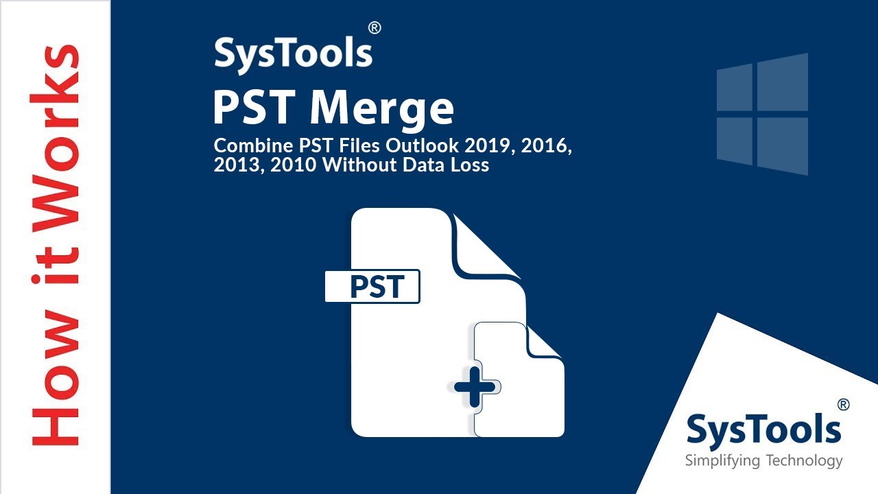 SysTools PST Merge v6.3 PST多文件合并工具