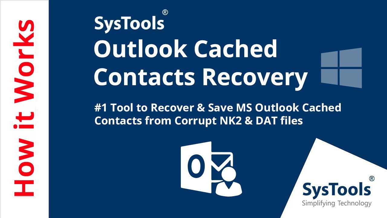 SysTools Outlook Cached Contacts Recovery v8.0 缓存联系人恢复工具