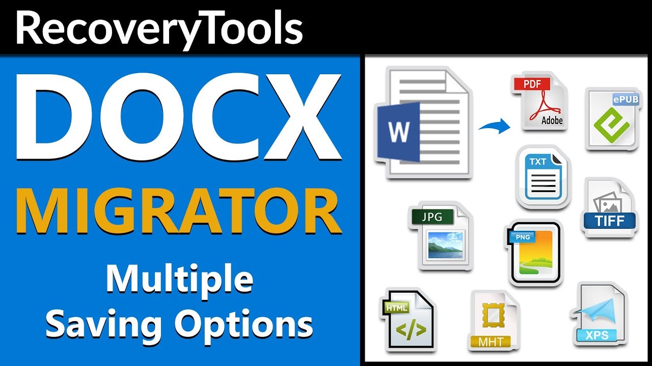 RecoveryTools DOCX Migrator v3.7 DOCX转换器软件