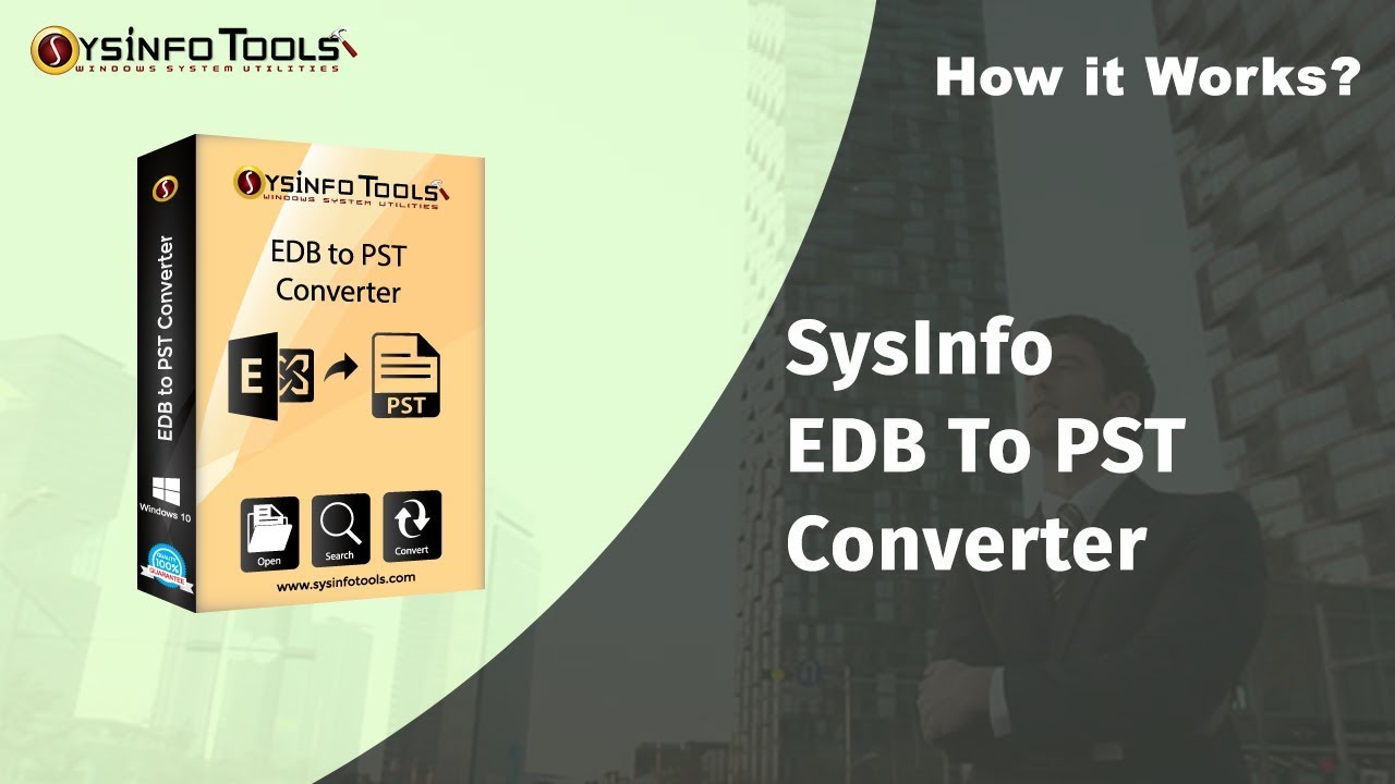 SysInfoTools EDB to PST Converter v22.0 EDB/PST文件转换器