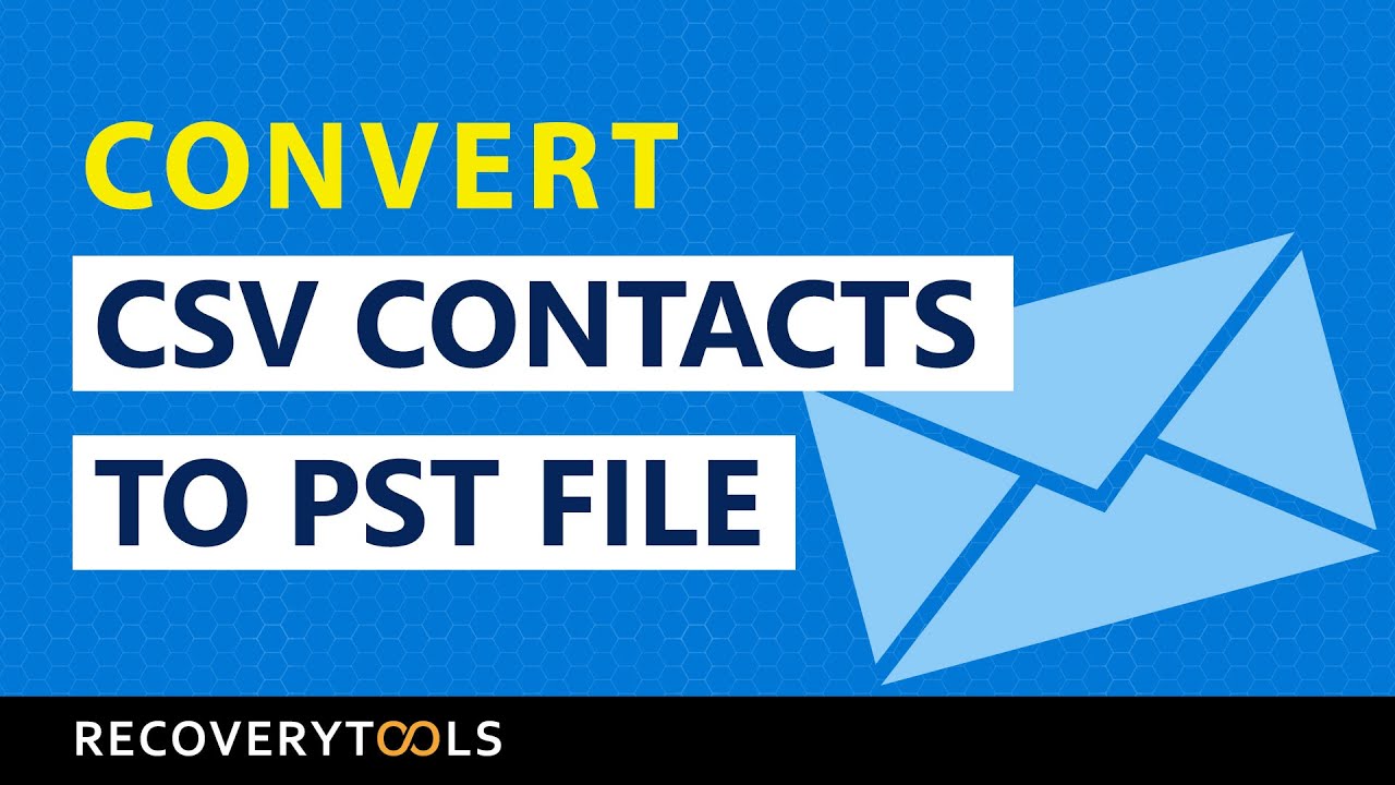 RecoveryTools Contacts CSV Converter v4.3 CSV导入PST或vCard文件软件