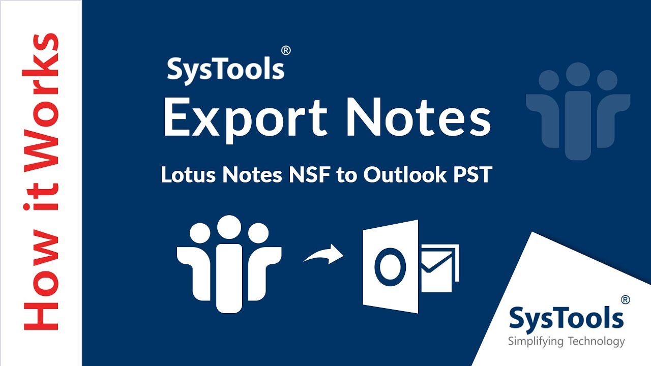 SysTools Export Notes v11.1 NSF到PST转换器