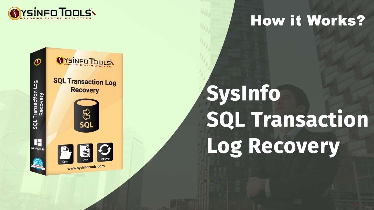 SysInfoTools MS SQL Transaction Log Recovery v22.0 修复LDF文件并恢复软件