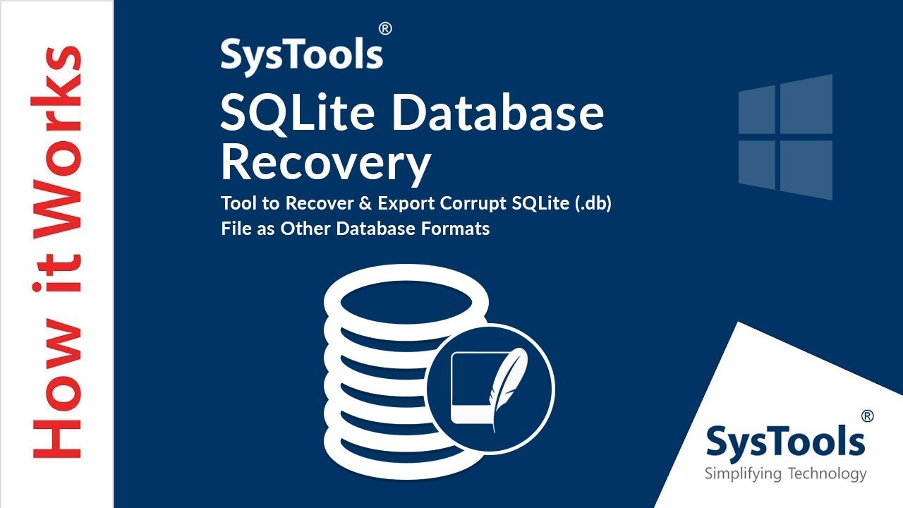 SysInfoTools SQLite Database Recovery v22.0 修复SQLite数据库文件工具