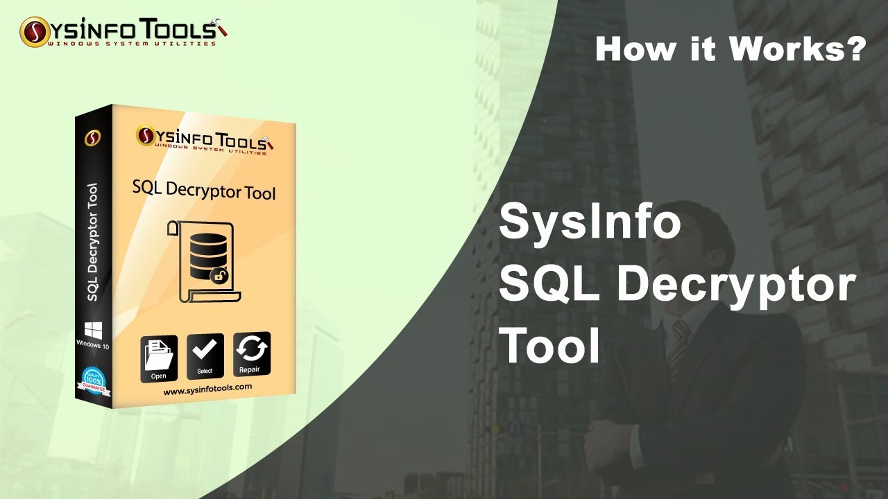 SysInfoTools SQL Decryptor v19.0 SQL解密与加密工具