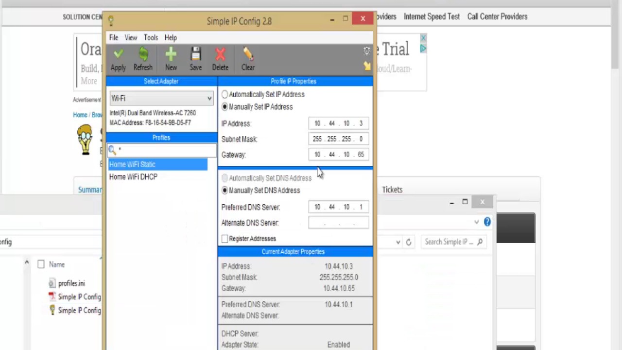 Simple IP Config v2.9.7 + Portable IP更改工具