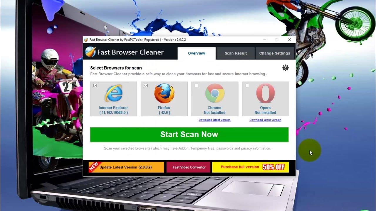 Fast Browser Cleaner v2.1.1.5 快速浏览器清理器