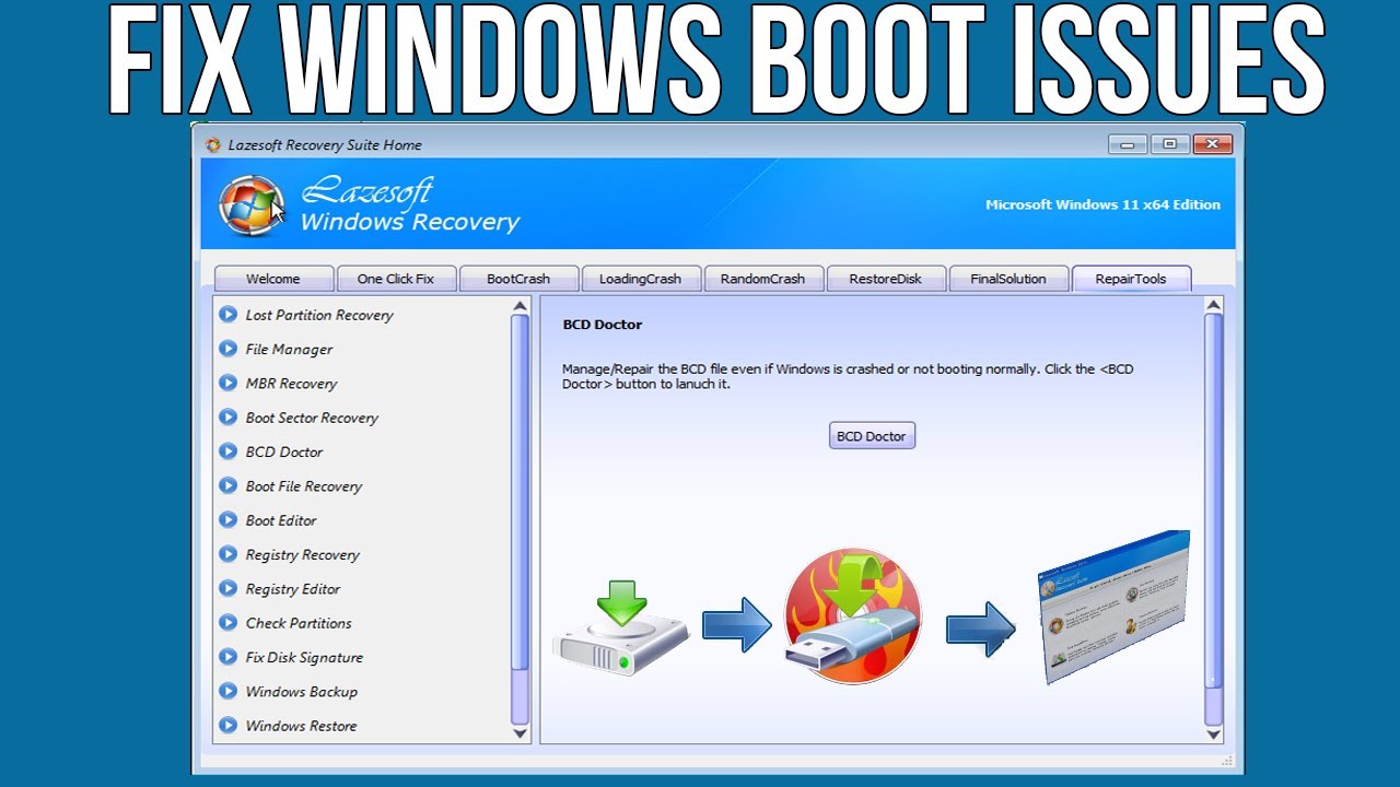 Lazesoft Windows Recovery v4.7.2.1 系统恢复软件