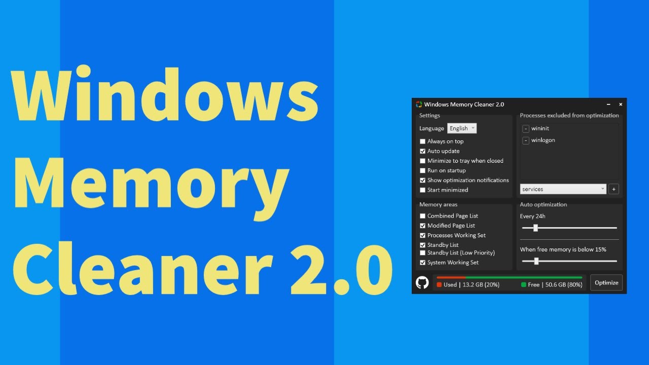 Windows Memory Cleaner v2.8 内存清理软件