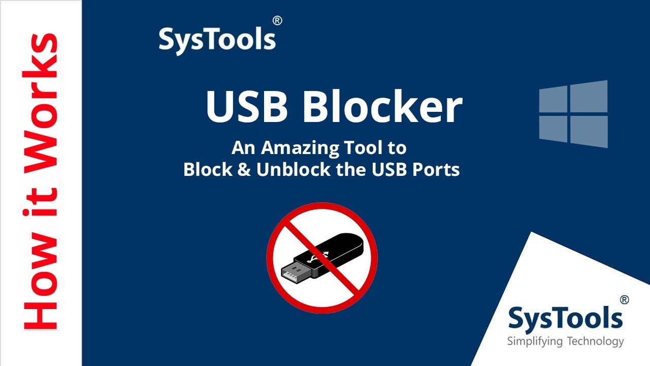 SysTools USB Blocker v4.1 USB端口阻止程序软件