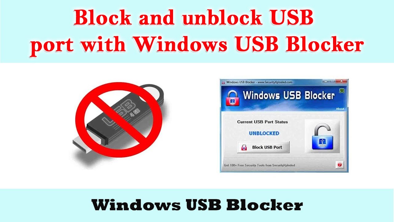 Windows USB Blocker v5.0 USB拦截器