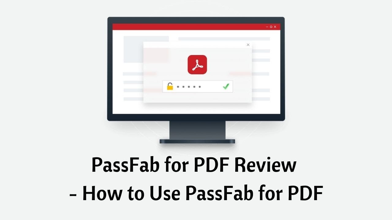 PassFab for PDF v8.3.4.0 找回被遗忘或丢失文档密码