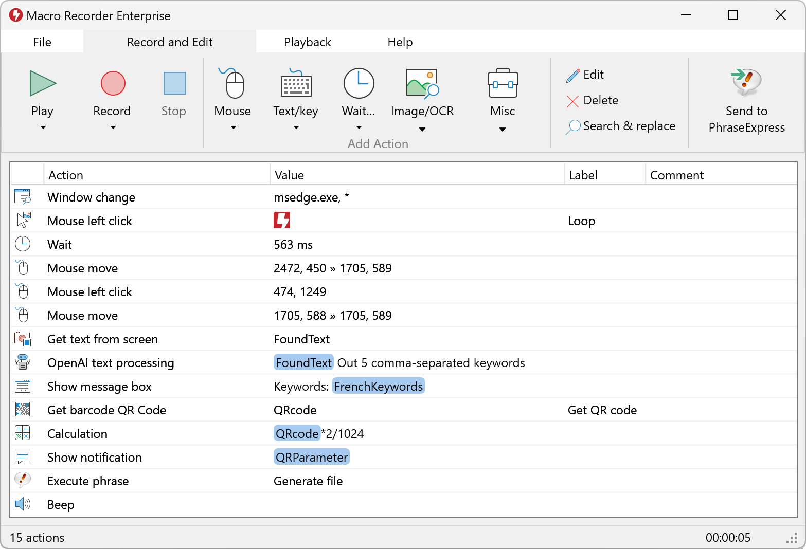 Macro Recorder Enterprise v3.0.51 记录鼠标和键盘操作工具