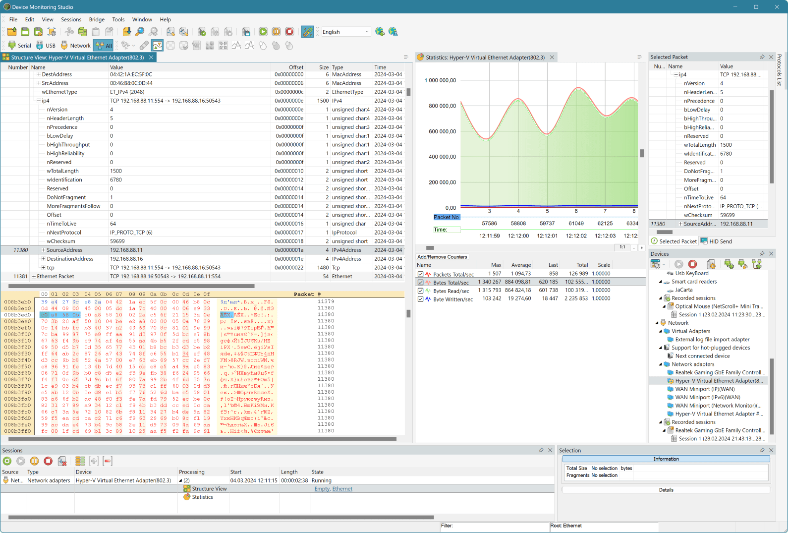 Network Monitor﻿﻿ Ultimate v8.47.00.10357 监控和分析网络协议工具