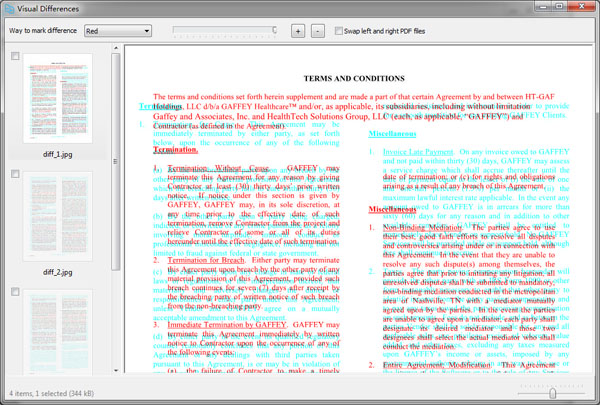 Bureausoft PDF Compare v1.0 PDF对比分析工具