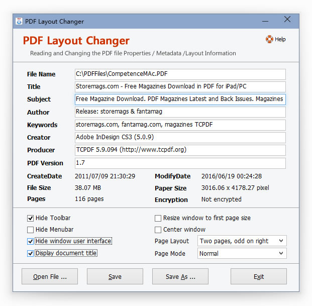 Adept PDF Layout Changer v4.20 PDF文件布局更改器