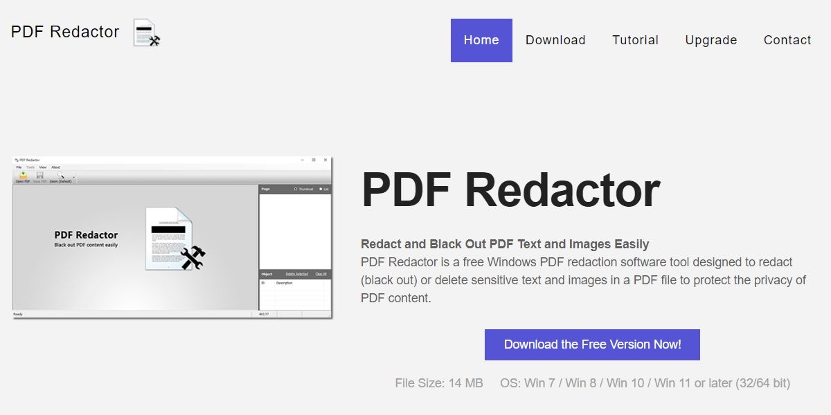 PDF Redactor Pro v1.4.6 编辑与涂黑删和除敏感内容工具