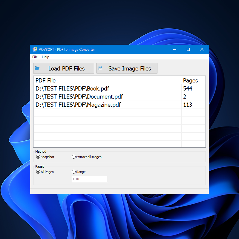 VovSoft PDF to Image Converter v1.3 PDF到图像转换器