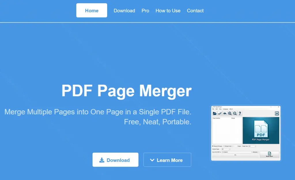 PDF Page Merger Pro v1.6.0.4 PDF页面合并软件