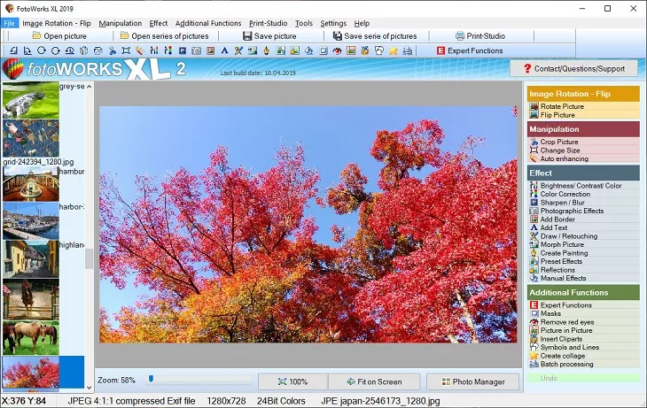 FotoWorks XL 2024 24.0.0 照片编辑器