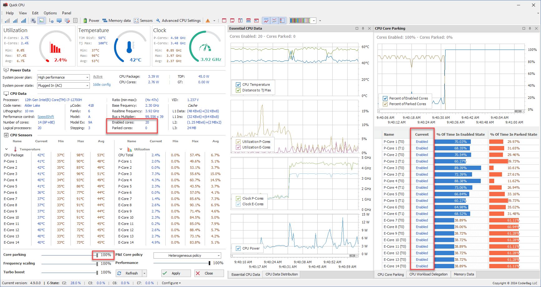 Quick CPU v4.10.0 监控和调优CPU工具