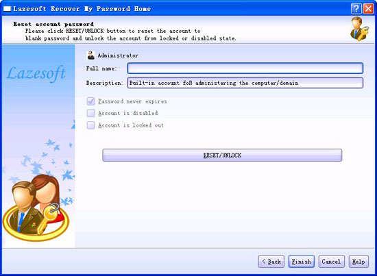 Lazesoft Recover My Password Pro v4.7.2.1 密码恢复工具