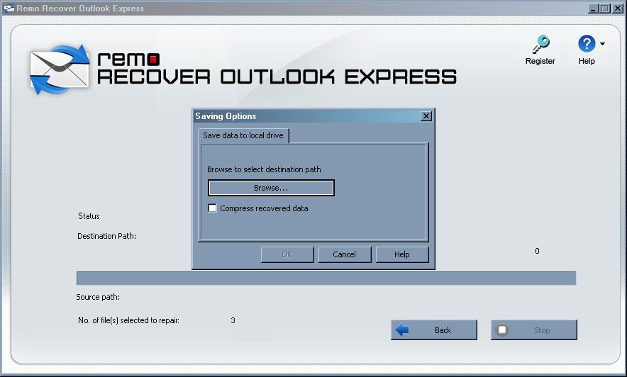 Remo Recover for Outlook Express (DBX) v2.0.1.10 DBX修复和邮件恢复软件