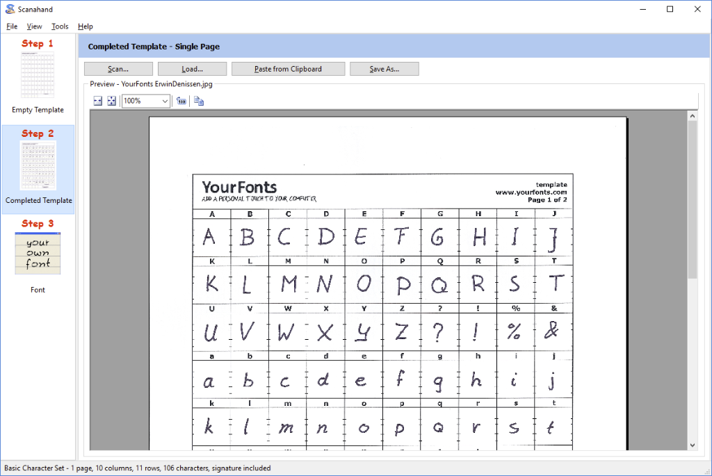 High-Logic Scanahand Premium Edition v8.0.0.315 字体创建工具