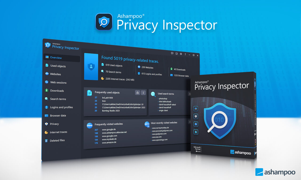 Ashampoo Privacy Inspector v1.00.10 系统清理和隐私保护工具