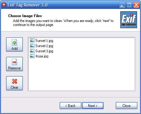 Exif Tag Remover v6.01 移除照片中Exif元数据工具