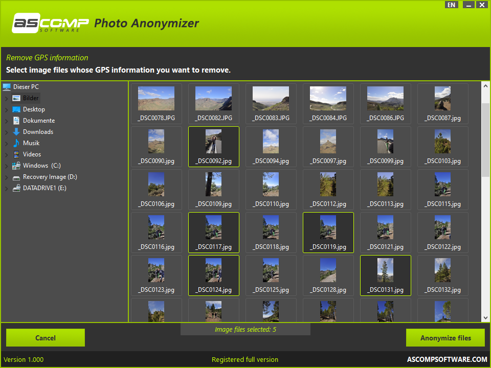 Photo Anonymizer v1.002 个人隐私保护软件