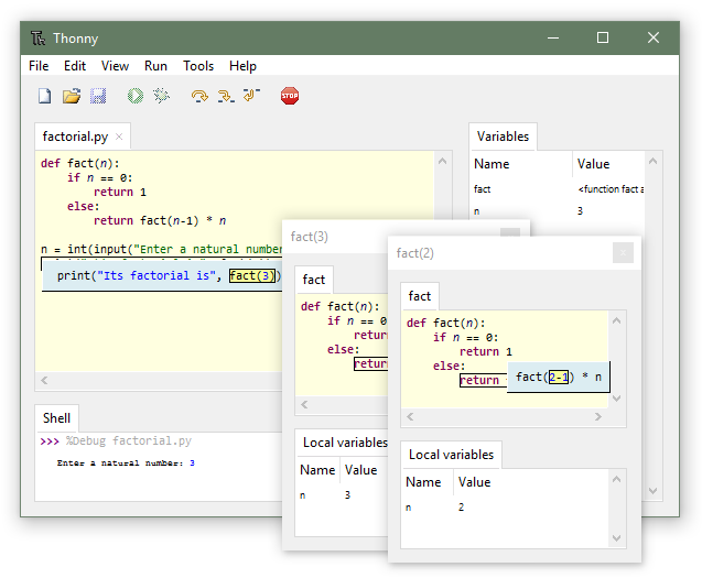 Thonny v4.1.4 + Portable 面向初学者开源Python IDE工具