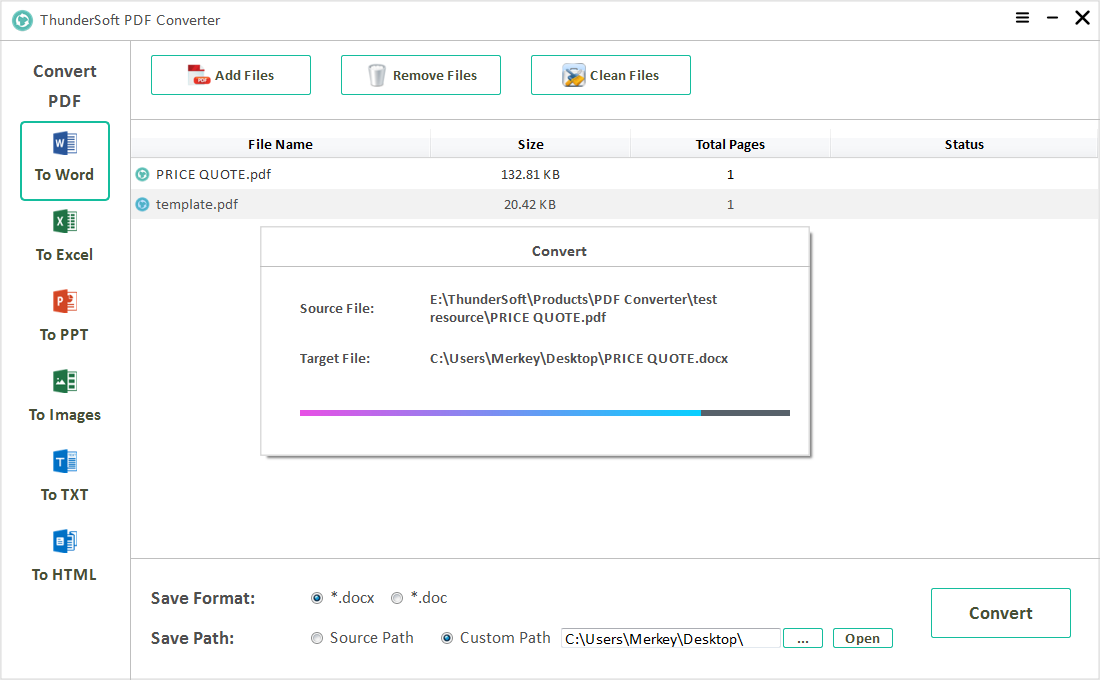 ThunderSoft PDF Converter v4.5.0.0 PDF文档转换器