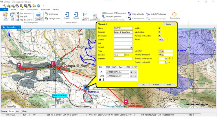 OkMap Desktop v18.4.3 制图和GPS软件