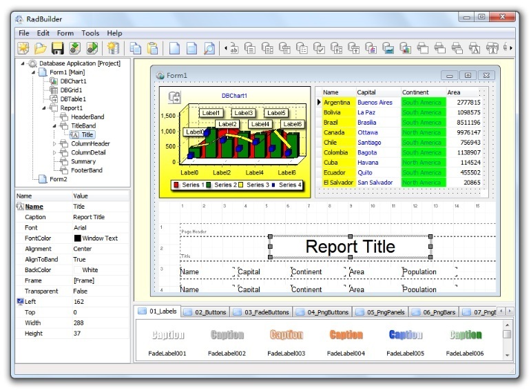 Longtion RadBuilder v4.9.0.490 应用程序开发 (RAD) 工具