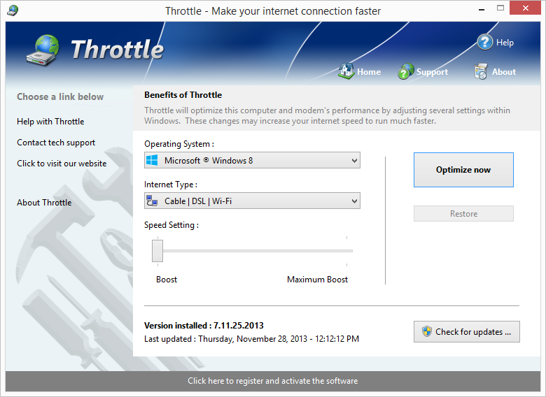 PGWARE Throttle v8.3.7.2022 网络加速软件