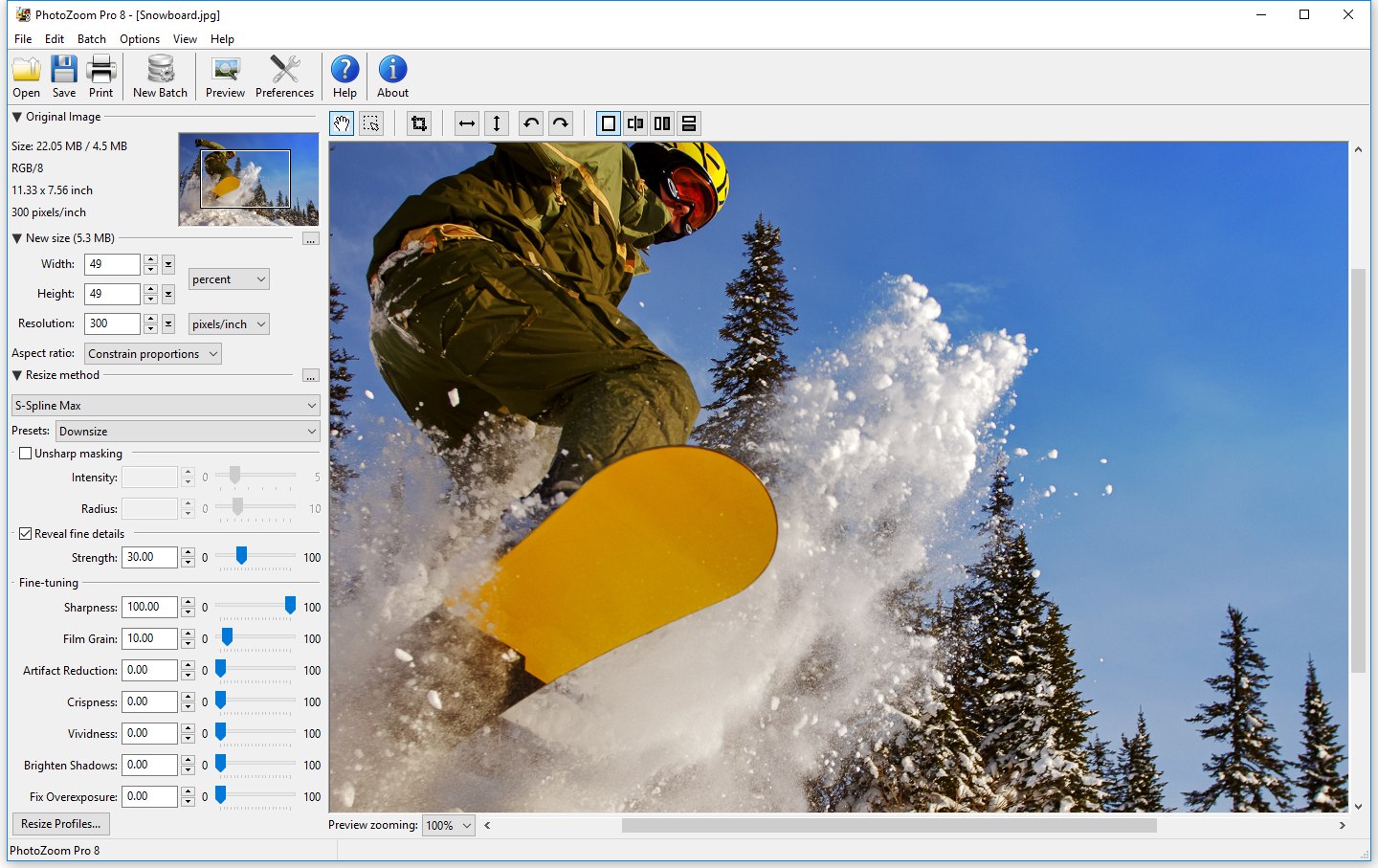 Benvista PhotoZoom Pro v8.2.0 放大与缩小数码照片和图形软件