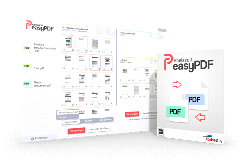 Abelssoft Easy PDF v2024 5.0.51617 PDF文件处理工具