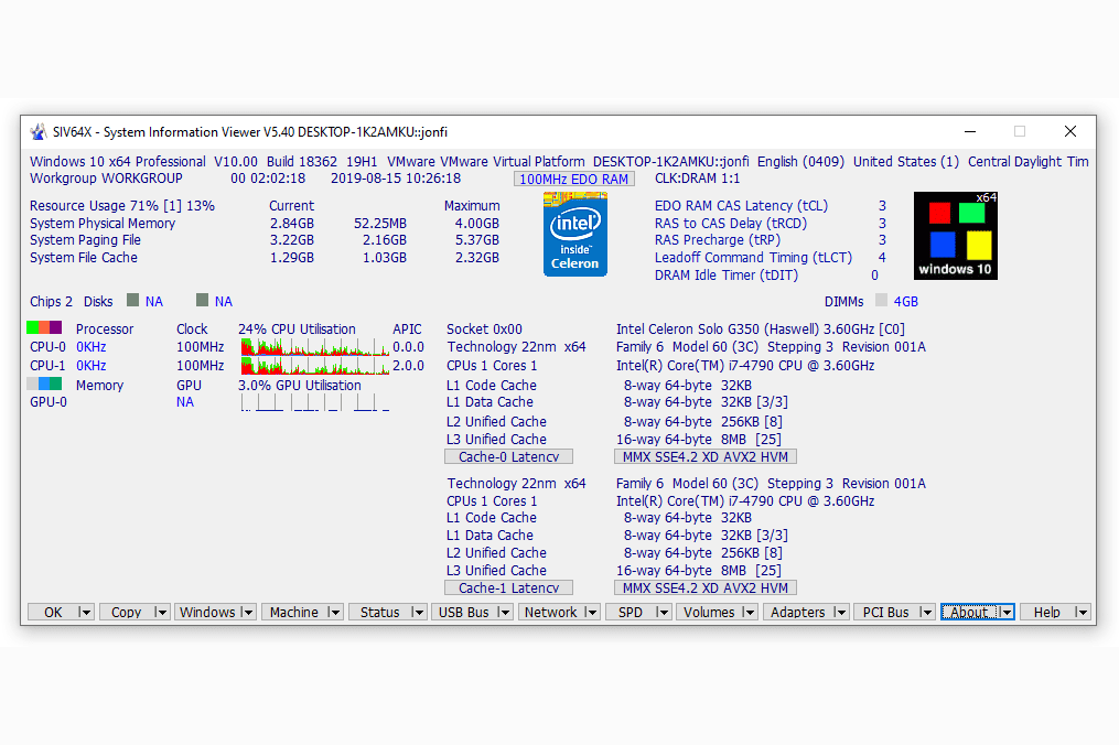 System Info v1.0 计算机系统详细信息工具