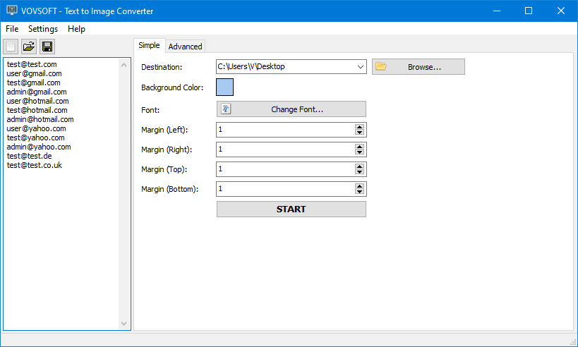 VovSoft Text to Image Converter v2.1 文本转换为图像文件工具