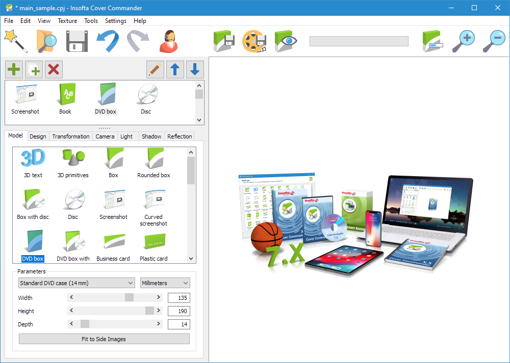 Insofta Cover Commander v7.5 3D封面和口袋设计制作工具