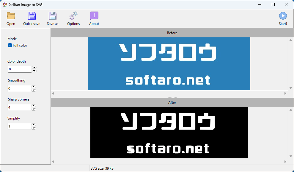 Xelitan Image to SVG v1.0 + Portable图像转SVG格式工具