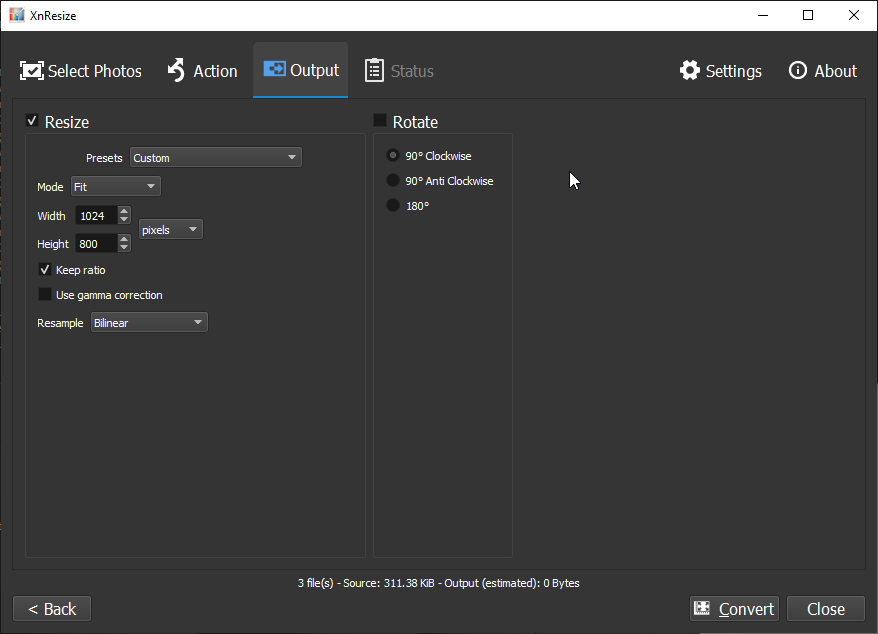 XnResize v1.11 批量图像调整器