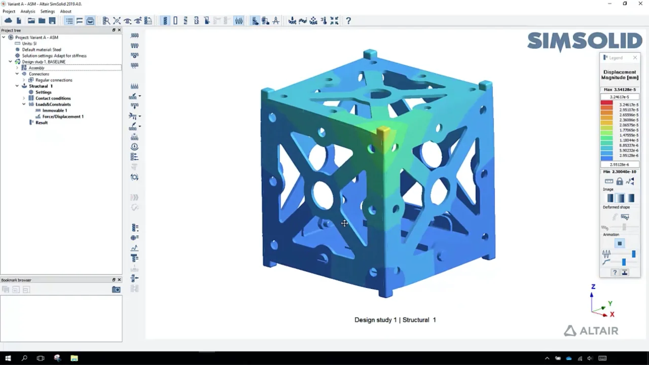 Altair SimSolid 2024.0 快速设计迭代结构分析软件