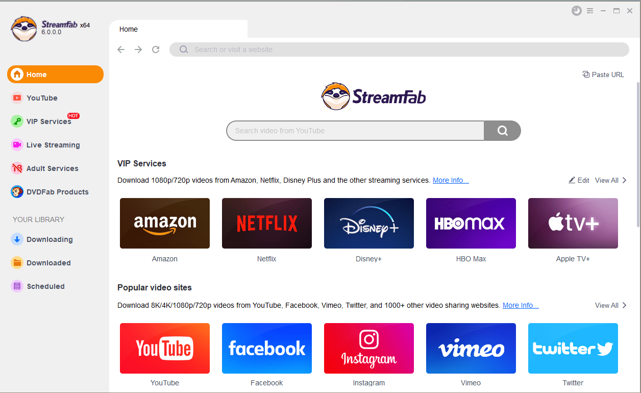 DVDFab StreamFab v6.1.8.4 1000+视频平台下载器