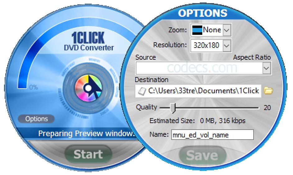 1CLICK DVD Converter v3.2.2.1 视频转换为DVD工具